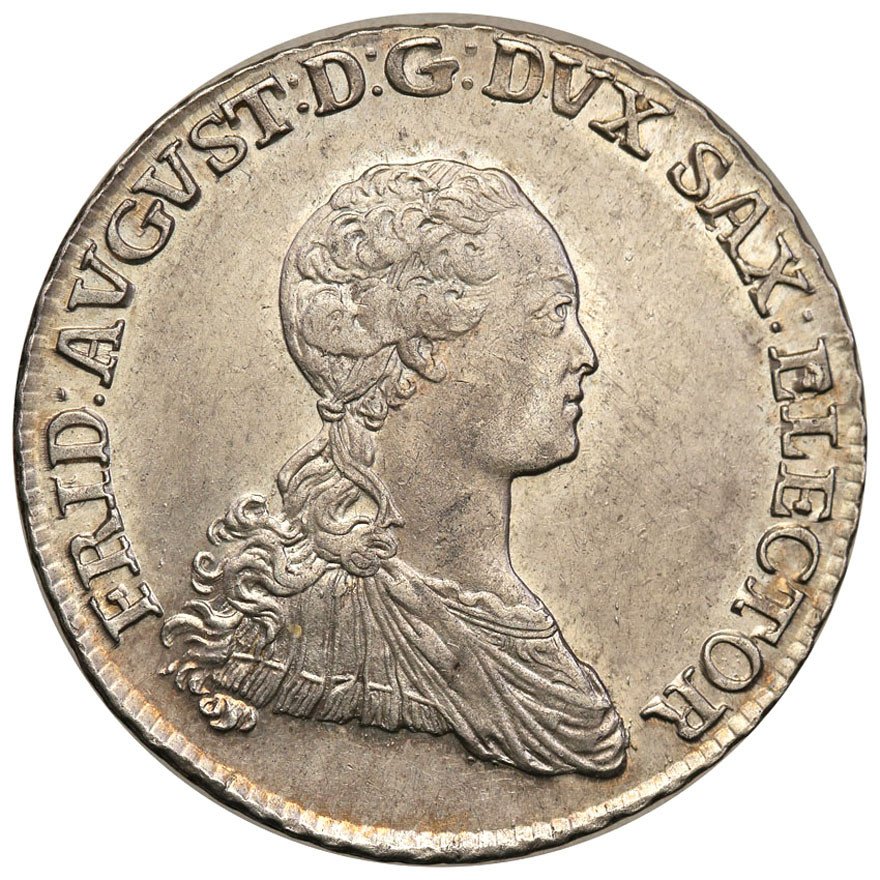 Niemcy, Saksonia. Fryderyk August III. Gulden (2/3 Talara) 1765 EDC, Drezno